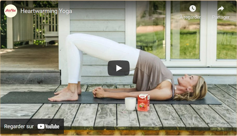 Exercice de yoga pour stimuler la joie de vivre