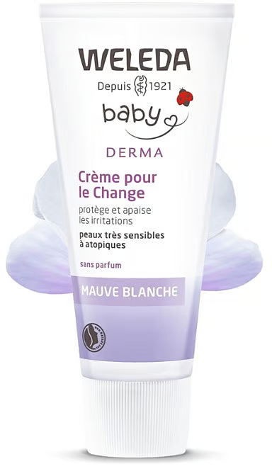 Crème pour le Change à la Mauve blanche 