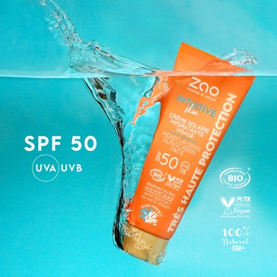 Crème Solaire Hydratante Visage - SPF50