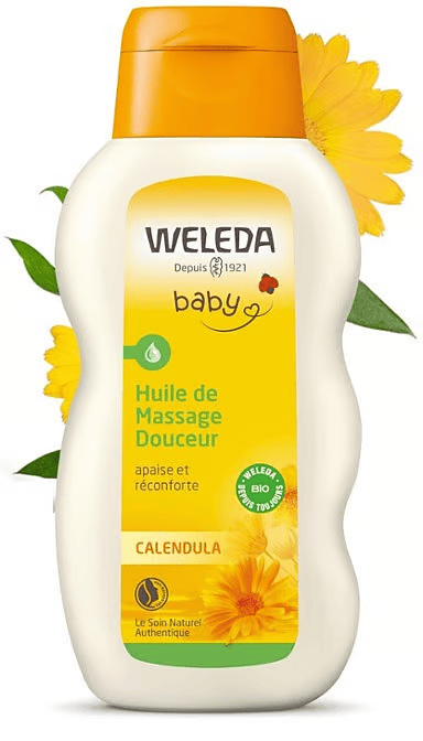 Huile de Massage Douceur au Calendula